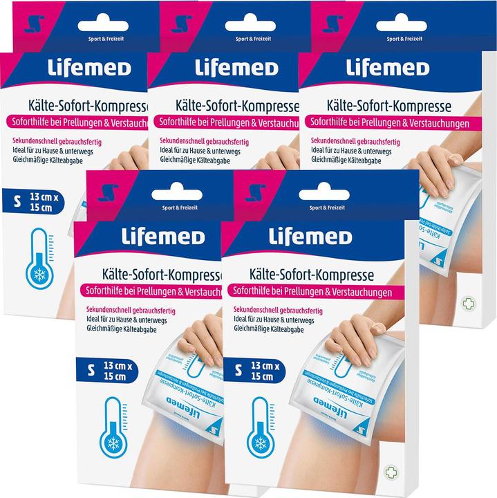 Energie-Label Lifemed Sofort-Kältekompresse (5 x)