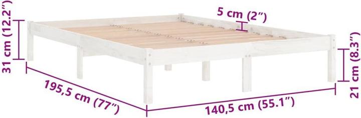 Actual product image vidaXL Edy (135 x 190 cm)