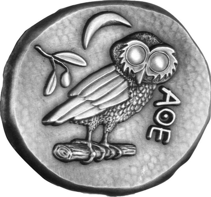 Philoro Silber Antik Athener Eule 1 oz (999)