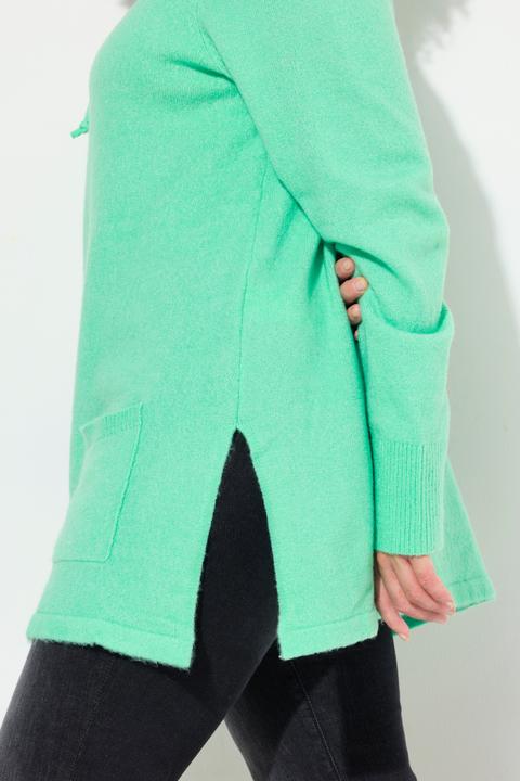 Produktbild Ulla Popken Pullover, Stehkragen, Kordel, Taschen, Langarm (42, 44)