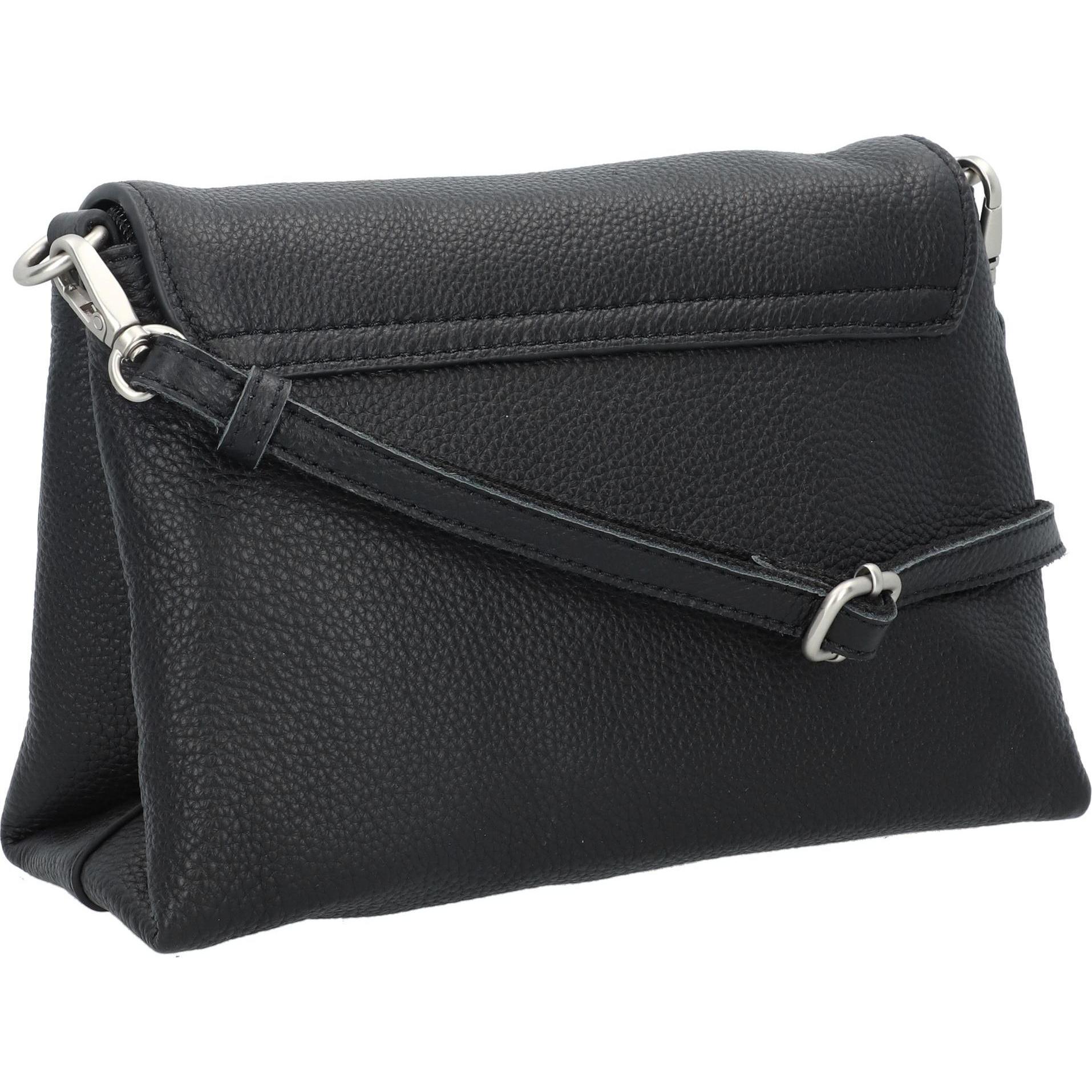 Thumbnail - FredsBruder, Handtasche, Sha Na Na Umhängetasche Leder 23.5 cm, Schwarz