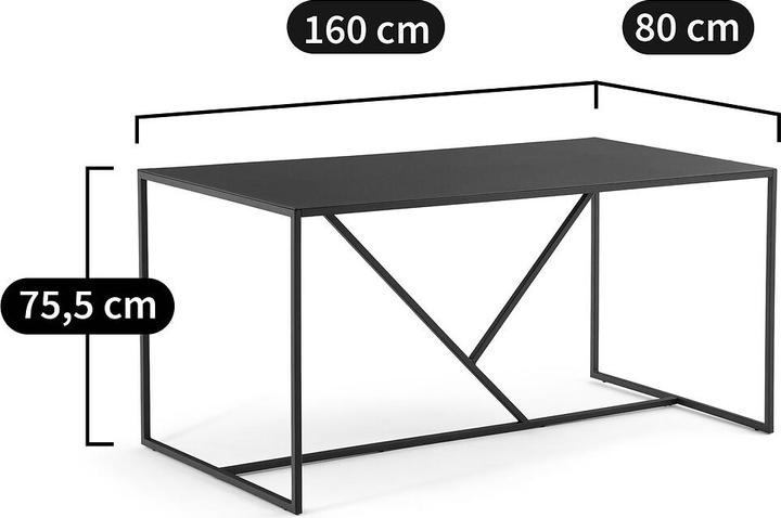 Actual product image La Redoute Interieurs Abby (160 x 80 x 75.5 cm)