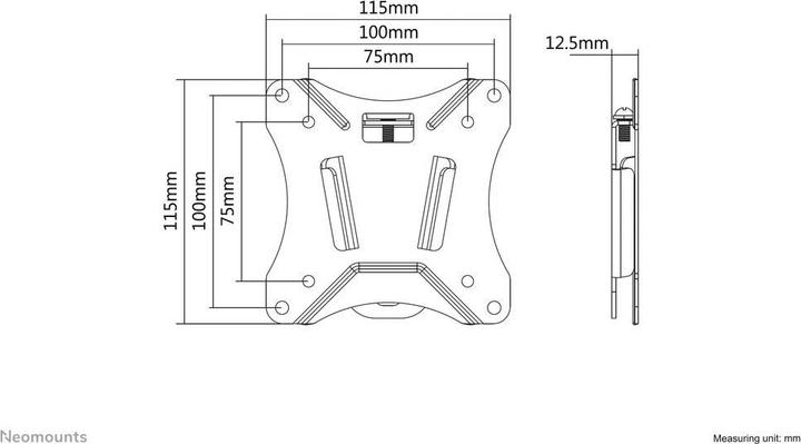 Image du produit Neomounts Ultrathin Wall Mount (Mur, 30", 25 kg)