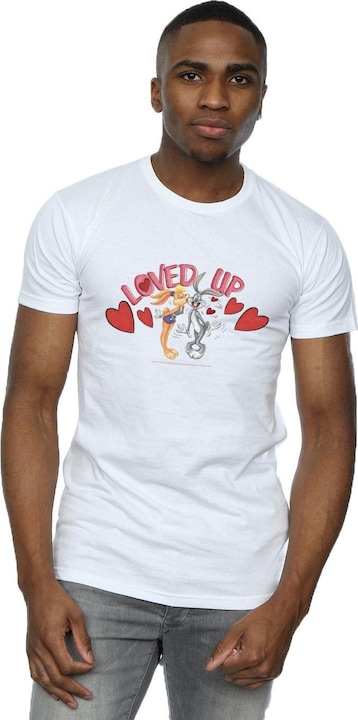Immagine prodotto Looney Tunes Bugs Bunny And Lola Valentine's Day Loved Up Maglietta Uomo (5XL)