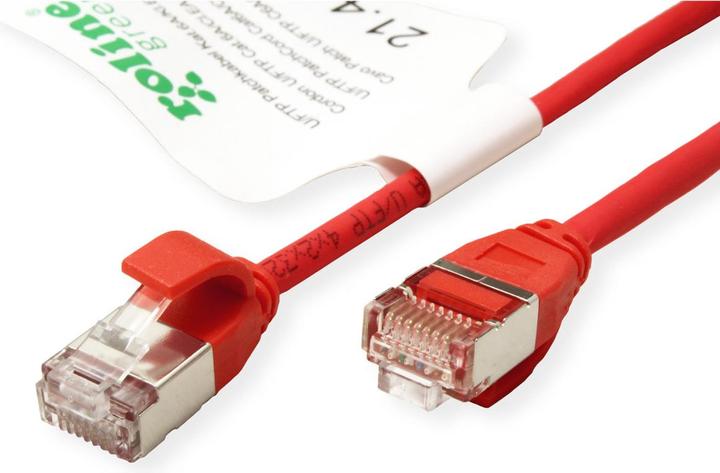 Produktbild Roline U/FTP Patchkabel Kat.6A (Class EA), LSOH, slim (U/FTP, CAT6a, 2 m)