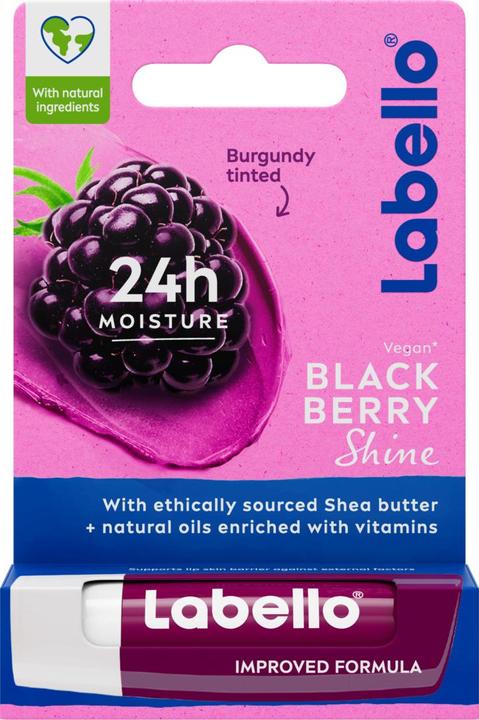 Actual product image LABELLO Blackberry Shine Lip Balm 5.50ml (Lip Care Stick, 5.50 ml)