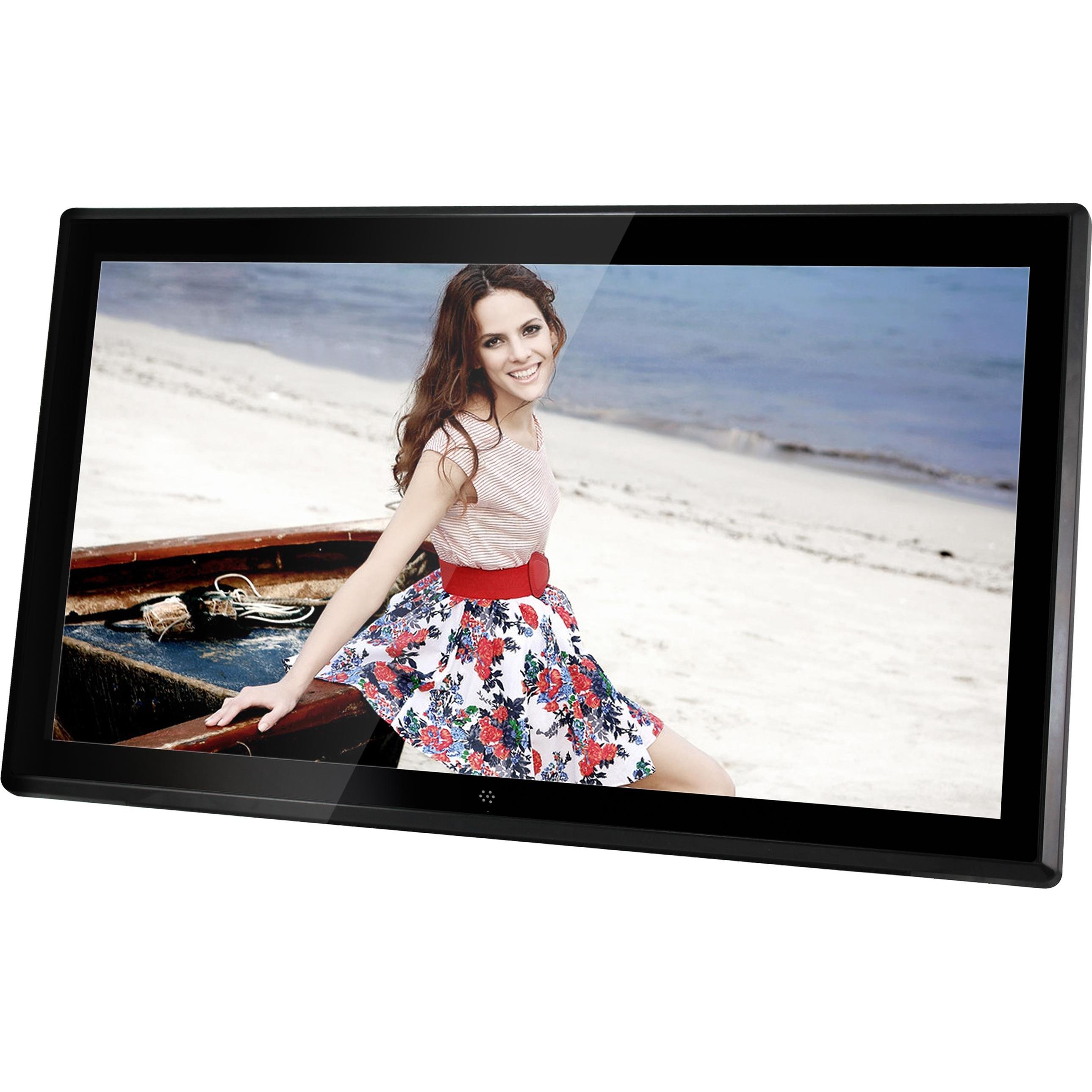 Braun Photo DigiFrame 1731 (17.30", 1920 x 1080 Pixel), Digitaler Bilderrahmen, Schwarz
