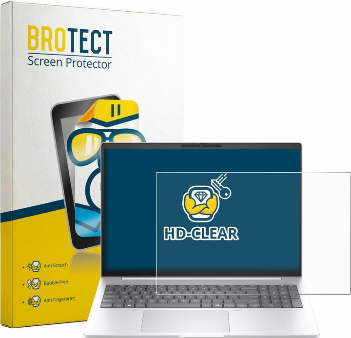 Produktbild BROTECT Schutzfolie für HP EliteBook 8 G2i 16" Displayschutz Displayschutzfolie Folie Klar Transparent (16", 16:10)