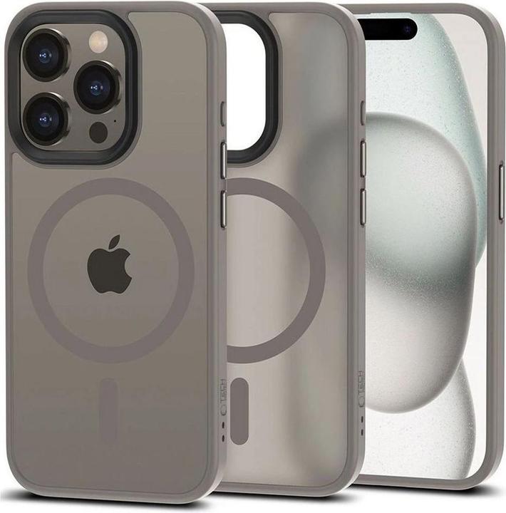 Tech-Protect Magmat Magsafe iPhone 15 Pro titane mat (Apple iPhone 15 Pro)