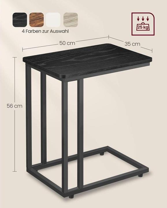 Image du produit Vasagle Table d'appoint à roulettes