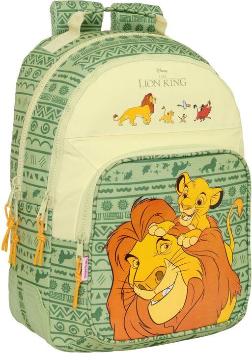 The Lion King Schulrucksack Mufasa grün Beige 32 x 42 x 15 cm