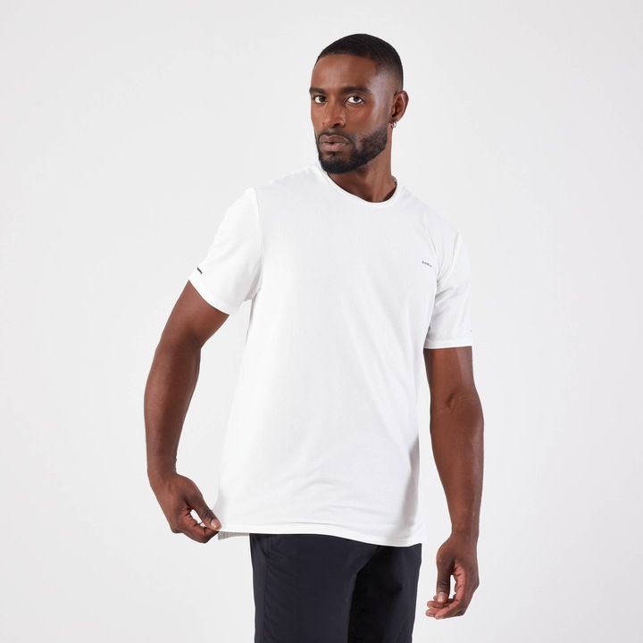 Immagine prodotto Kiprun Maglietta da running traspirante a maniche corte da uomo - Run 500 Dry bianco (XL)