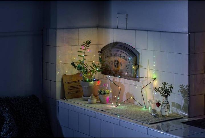 Produktbild Konstsmide 6333-590 Micro-Lichterkette Innen netzbetrieben 50 LED Bunt Beleuchtete Länge: 4.9 m (4.90 m)