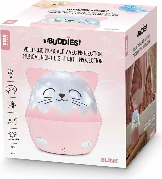 Produktbild Bigben Kids Nachtlicht - Cat (wireless/projection)