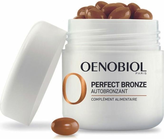 Actual product image Oenobiol Perfect Bronze Self-Tanning Capsules