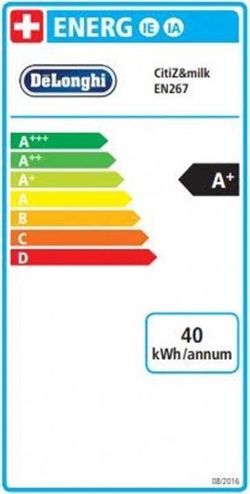 Energy Label De'Longhi Nespresso CitiZ & Milk (NESPRESSO Original)