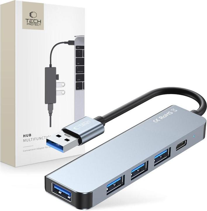 Produktbild Tech-Protect HUB V0 (USB-A, 5 Ports)
