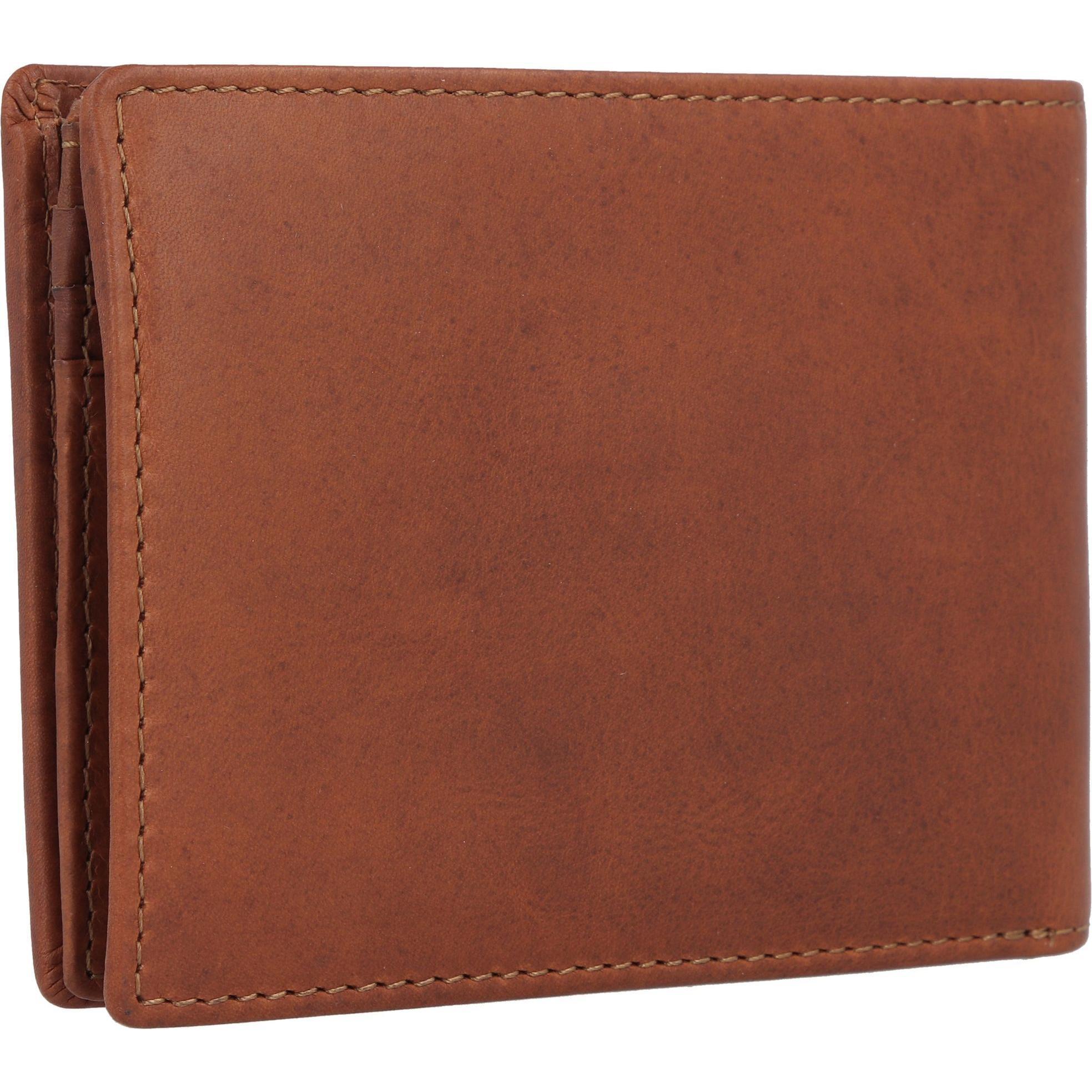 Esquire, Herren, Portemonnaie, Dallas Geldbörse RFID Schutz Leder 13 cm, Braun