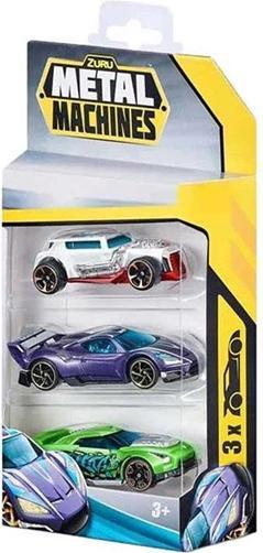 Actual product image Zuru METAL MACHINES AUTOS 3-pack Series 2