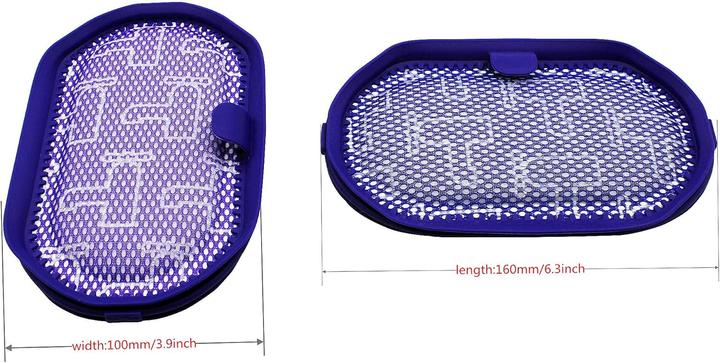 Immagine prodotto Plutoos Filtro Hoover, 2 pezzi, compatibile con Dyson DC35, DC34, DC 31, DC30, DC44, DC45, DC 56, DC43H