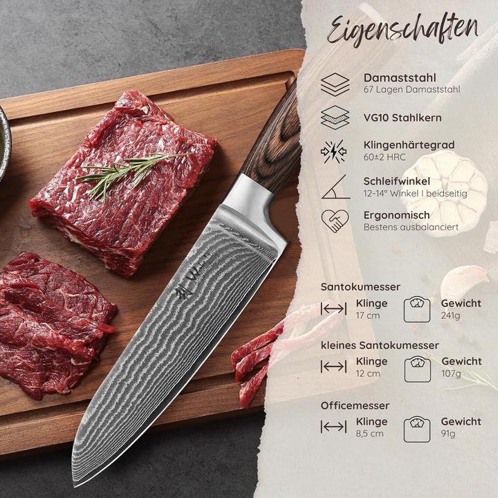Produktbild Wakoli 4er-Küchenmesserset