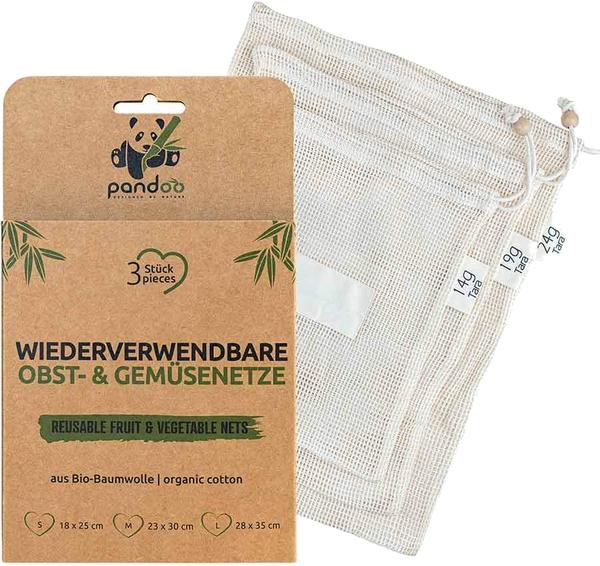 Image du produit Pandoo Filet à légumes pack de 6 + sac à pain