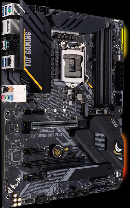 Actual product image ASUS TUF Gaming Z490-PLUS (LGA 1200, Intel Z490, ATX)