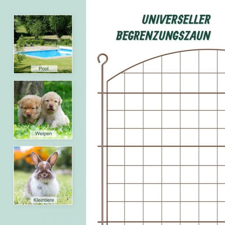 Produktbild Relaxdays Teichzaun-Set