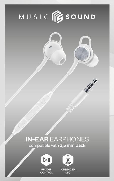 Actual product image Music Sound In-Ear Earphones (Cable)