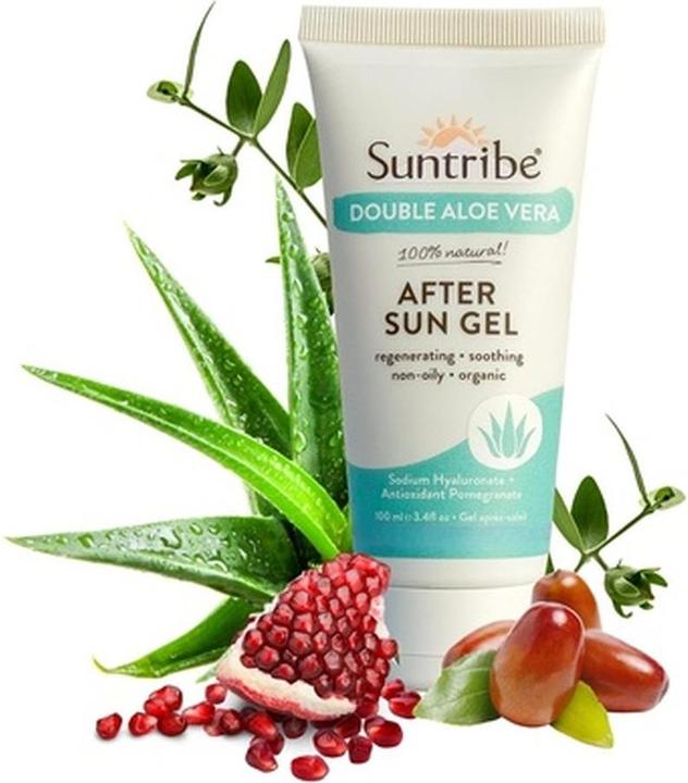 Immagine prodotto Suntribe Bio- Aftersun Gel Doppel Aloe Vera (100 ml, Gel doposole)