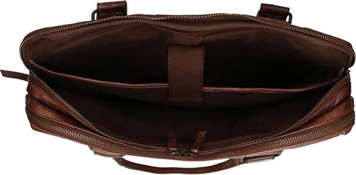 Produktbild Bear Rock Design Leandro Leren Laptoptas - 15 inch - Bruin (15")