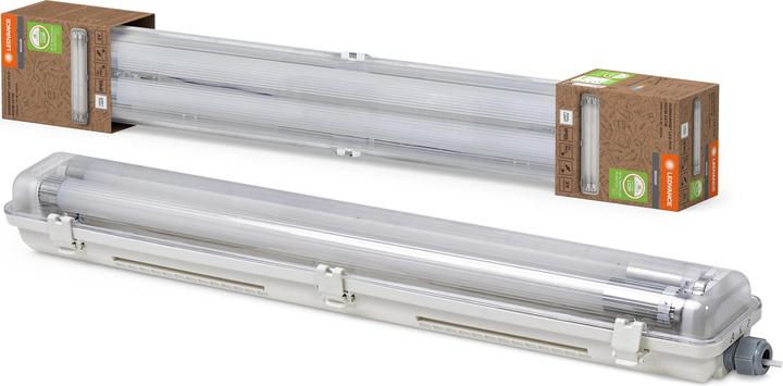 Actual product image Ledvance SubMarine PCR damp-proof diffuser light LED G13 14W neutral white grey (1600 lm, G13)