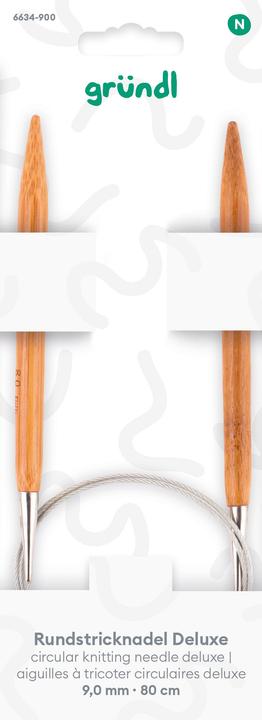 Produktbild Gründl Deluxe Rundstricknadel, 80 cm