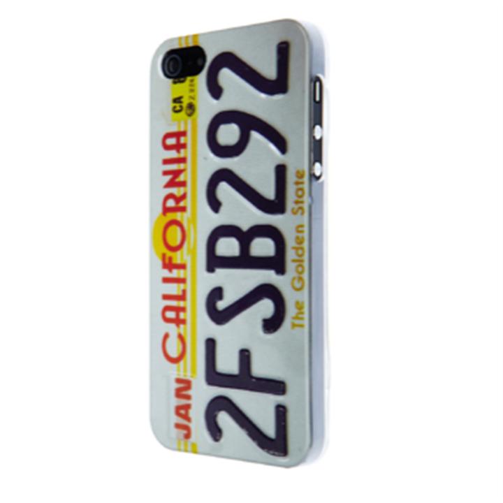 Image du produit Skillfwd Car Plate Hardcase pour iPhone 5/5S/SE California White (Apple iPhone 5, Apple iPhone 5s, Apple iPhone SE)