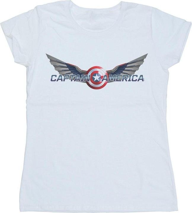 Immagine prodotto Falcon And The Winter Soldier Captain America Logo Maglietta Donna (M)
