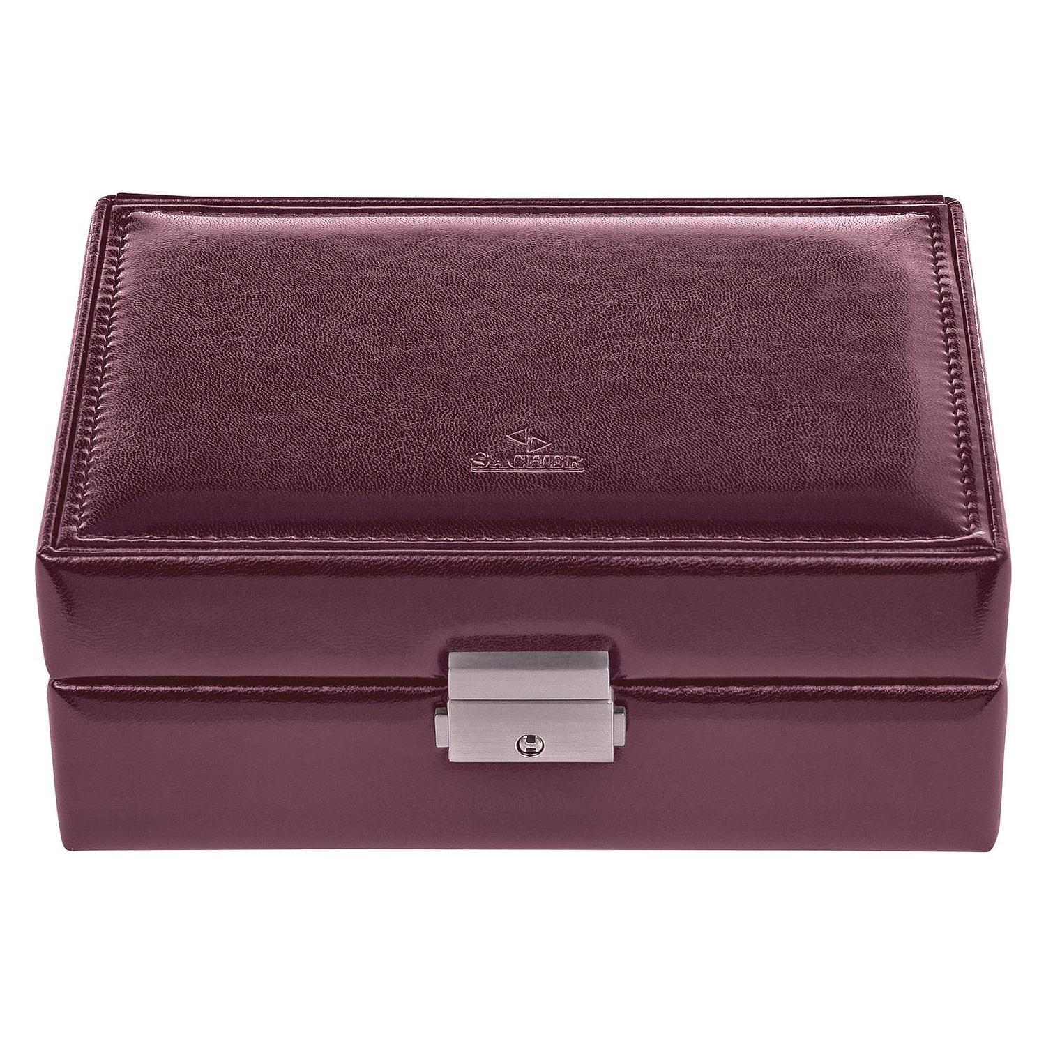Sacher, Uhrenbox + Schmuckaufbewahrung, Schmuckkoffer Britta, Beige