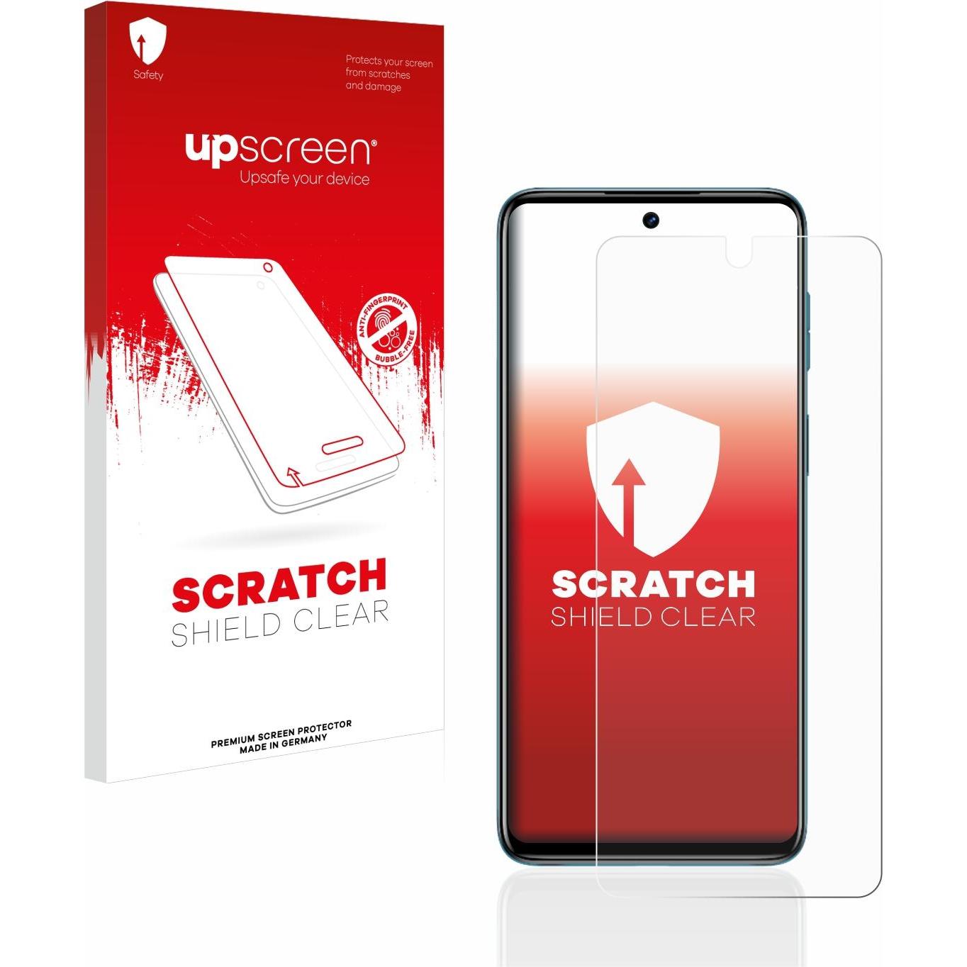 upscreen Scratch Shield Displayschutz (1 Stück, Motorola Moto G42), Smartphone Schutzfolie, Transparent