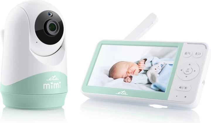 ETA | Baby Monitor | 530690000 MIMI | Telecamera flessibile | Bianco/verde (50 m)