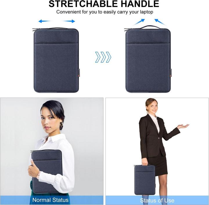 Actual product image König Design Universal Notebook Bag 12.5 - 16.7 inch Carrying Case Cover Laptop Case Cover (16.70", Microsoft, Lenovo, ASUS, HP, Apple, Dell, Acer)
