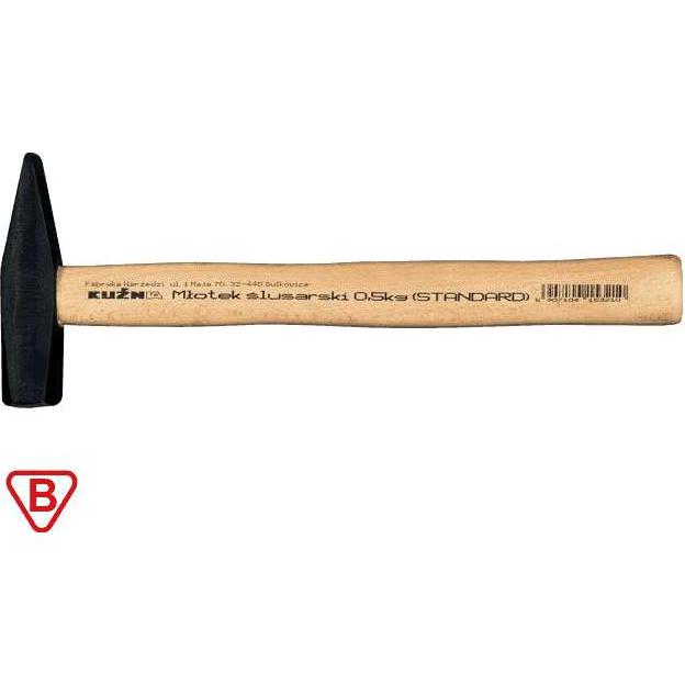 Kuźnia, Hammer, MŁOTEK ŚLUSARSKI STANDARD 0,5kg (600 g)