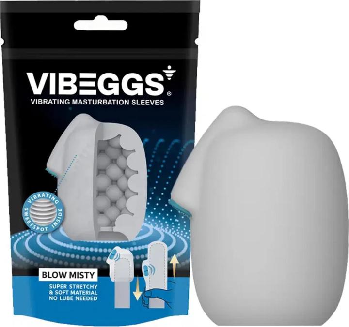 Actual product image Vibeggs Vibrating masturbation sleeve