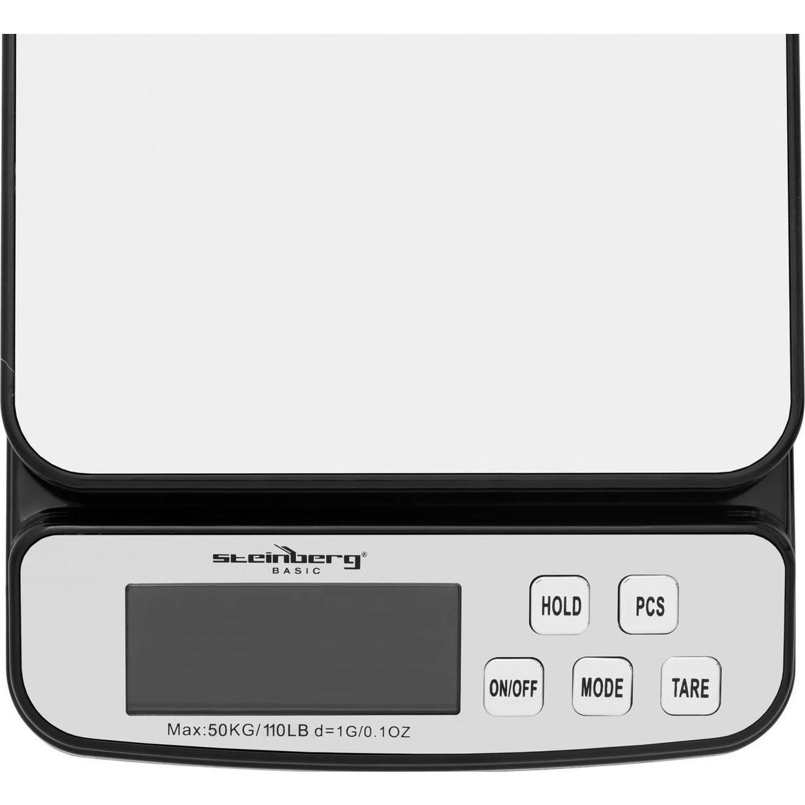 Thumbnail - Steinberg, Feinwaage, Briefwaage Paketwaage Versandwaage LCD Digitalwaage Plattformwaage 50 kg / 1 g