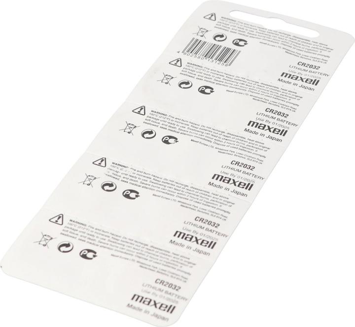 Image du produit Maxell Electronics CR2032 (5 pcs, CR2032, 220 mAh)