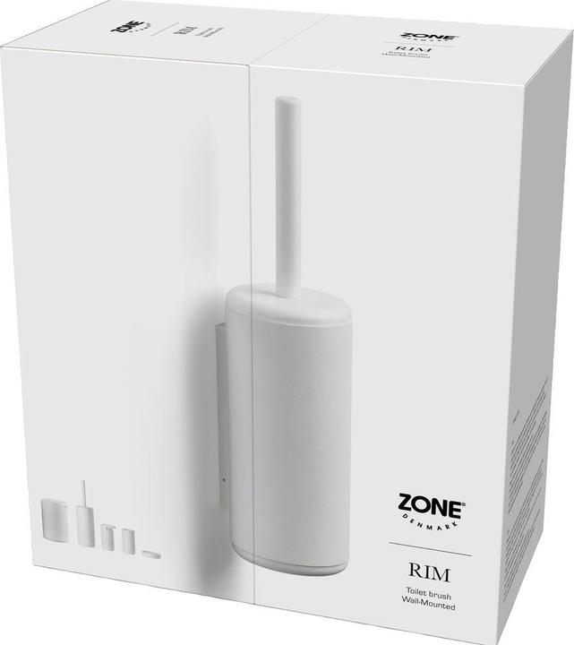 Image du produit Zone Denmark Brosse à WC Rim Blanc mat