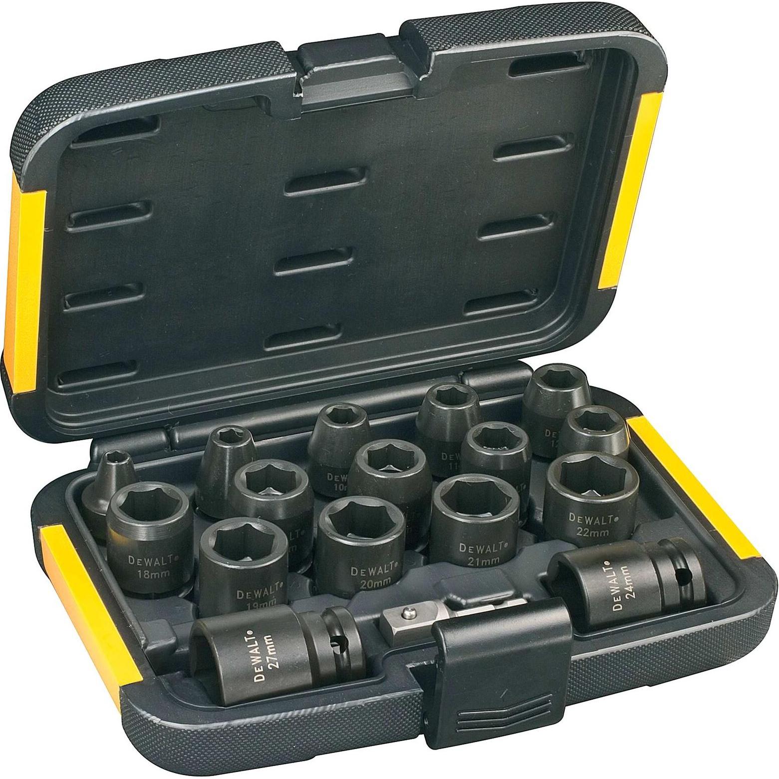 DeWalt, Bits, 17tlg. Schlagschrauber Nüsse Set (27 mm)