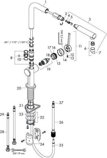 Produktbild hansgrohe Küchenarmatur