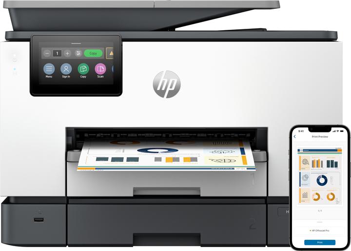 Actual product image HP OfficeJet Pro 9130b All-in-One (Ink, Colour)