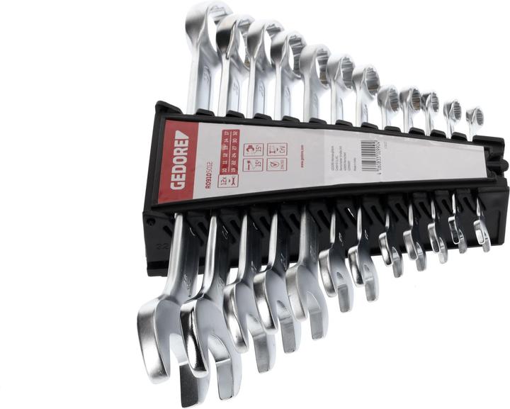Actual product image Gedore Red Combination wrench set metric 12 pieces (12 mm, 20 mm, 13 mm, 21 mm, 32 mm, 18 mm, 11 mm, 23 mm, 26 mm, 19 mm, 27 mm, 15 mm, 25 mm, 24 mm, 31 mm, 14 mm, 29 mm, 10 mm, 30 mm, 22 mm, 17 mm, 28 mm, 16 mm)
