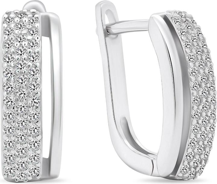 Immagine prodotto Brilio Argento - Eleganti orecchini in argento con zirconi EA530W