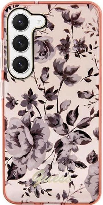 Produktbild Guess GUHCS23MHCFWSP S23+ S916 pink/pink hardcase Flower Collection (Samsung Galaxy S23+)